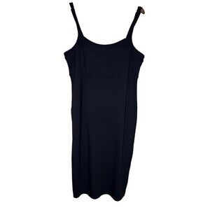 Good American 90s Women's Dress Black Tank Jersey Knit Sleeveless Size 2X